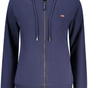 NORWAY 1963 FELPA CON ZIP DONNA BLU