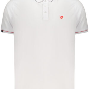 LOTTO POLO MANICHE CORTE UOMO BIANCO