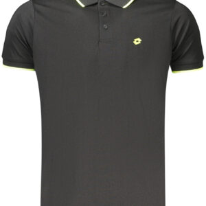 LOTTO POLO MANICHE CORTE UOMO NERO