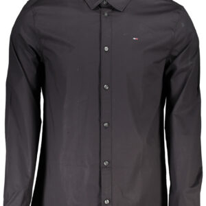 TOMMY HILFIGER CAMICIA MANICHE LUNGHE UOMO NERO