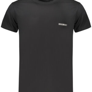 BIKKEMBERGS T-SHIRT MANICHE CORTE UOMO NERO