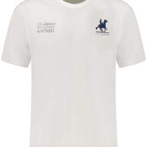 U.S. GRAND T-SHIRT MANICHE CORTE UOMO BIANCO