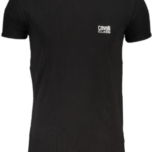 CAVALLI CLASS T-SHIRT MANICHE CORTE UOMO NERO