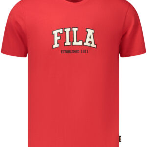 FILA T-SHIRT MANICHE CORTE UOMO ROSSO