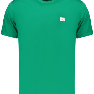 CALVIN KLEIN T-SHIRT MANICHE CORTE UOMO VERDE
