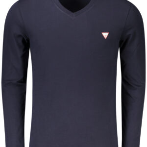 GUESS JEANS T-SHIRT MANICHE LUNGHE UOMO BLU