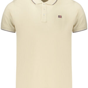 NORWAY 1963 POLO MANICHE CORTE UOMO BEIGE