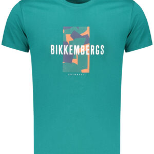 BIKKEMBERGS T-SHIRT MANICHE CORTE UOMO VERDE