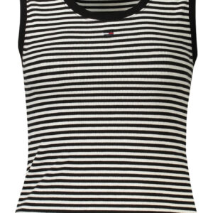 TOMMY HILFIGER CANOTTA DONNA NERO