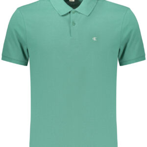 CALVIN KLEIN POLO MANICHE CORTE UOMO VERDE