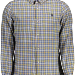 U.S. POLO ASSN. CAMICIA MANICHE LUNGHE UOMO BLU