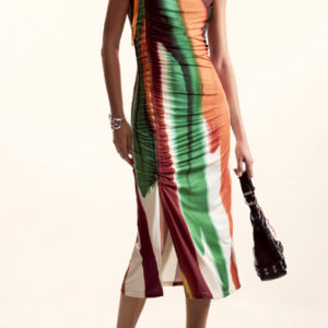 DESIGUAL ABITO LUNGO DONNA MARRONE