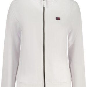 NORWAY 1963 FELPA CON ZIP DONNA BIANCO