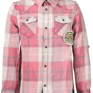 GUESS JEANS CAMICIA MANICHE LUNGHE BAMBINO ROSSO