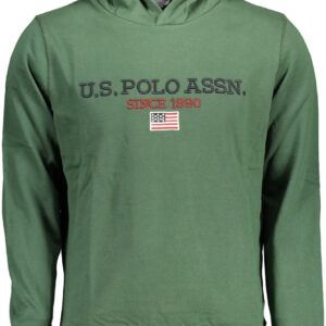 U.S. POLO ASSN. FELPA SENZA ZIP UOMO VERDE