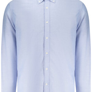 NORWAY 1963 CAMICIA MANICHE LUNGHE UOMO AZZURRO