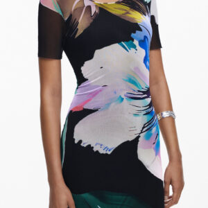 DESIGUAL ABITO LUNGO DONNA NERO