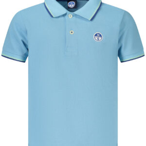 NORTH SAILS POLO MANICHE CORTE BAMBINO AZZURRO