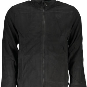 GIAN MARCO VENTURI FELPA CON ZIP UOMO NERO
