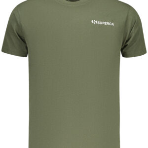 SUPERGA T-SHIRT MANICHE CORTE UOMO VERDE