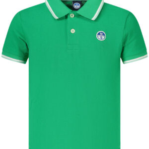 NORTH SAILS POLO MANICHE CORTE BAMBINO VERDE
