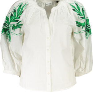 DESIGUAL CAMICIA MANICHE LUNGHE DONNA BIANCO