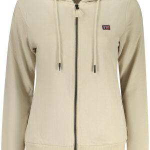 NORWAY 1963 FELPA CON ZIP DONNA BEIGE