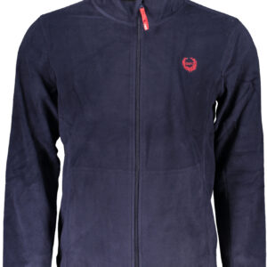GIAN MARCO VENTURI FELPA CON ZIP UOMO BLU
