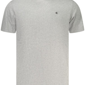 CALVIN KLEIN T-SHIRT MANICHE CORTE UOMO GRIGIO