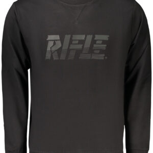 RIFLE FELPA SENZA ZIP UOMO NERO