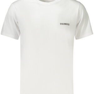 BIKKEMBERGS T-SHIRT MANICHE CORTE UOMO BIANCO