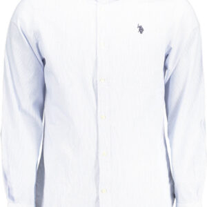 U.S. POLO ASSN. CAMICIA MANICHE LUNGHE UOMO AZZURRO