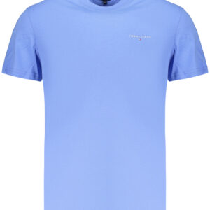 TOMMY HILFIGER T-SHIRT MANICHE CORTE UOMO AZZURRO