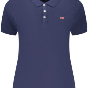 NORWAY 1963 POLO MANICHE CORTE DONNA BLU