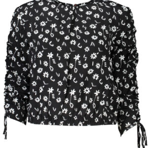 DESIGUAL CAMICIA MANICHE LUNGHE DONNA NERO