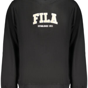 FILA FELPA SENZA ZIP UOMO NERO