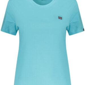 NORWAY 1963 T-SHIRT MANICHE CORTE DONNA AZZURRO