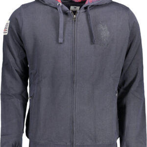 U.S. POLO ASSN. FELPA CON ZIP UOMO BLU