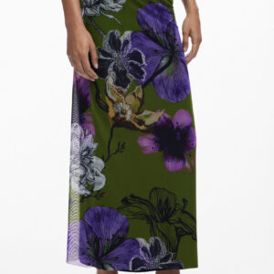 DESIGUAL GONNA LUNGA DONNA VERDE