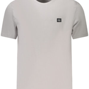 CALVIN KLEIN T-SHIRT MANICHE CORTE UOMO GRIGIO