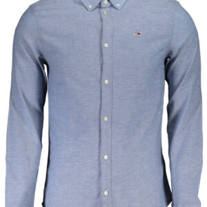 TOMMY HILFIGER CAMICIA MANICHE LUNGHE UOMO BLU