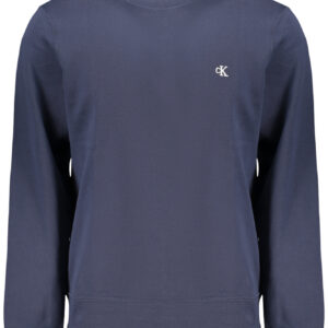 CALVIN KLEIN FELPA SENZA ZIP UOMO BLU