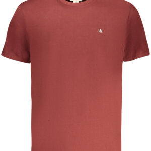 CALVIN KLEIN T-SHIRT MANICHE CORTE UOMO MARRONE