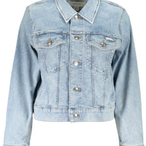 CALVIN KLEIN GIUBBOTTO IN JEANS DONNA AZZURRO