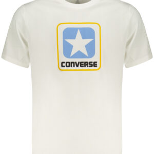 CONVERSE T-SHIRT MANICHE CORTE UOMO BIANCO