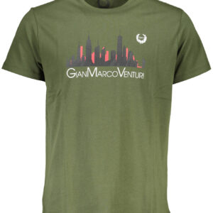 GIAN MARCO VENTURI T-SHIRT MANICHE CORTE UOMO VERDE