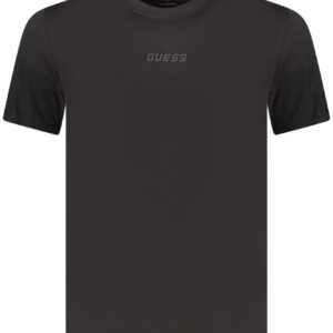 GUESS JEANS T-SHIRT MANICHE CORTE UOMO NERO