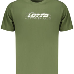 LOTTO T-SHIRT MANICHE CORTE UOMO VERDE