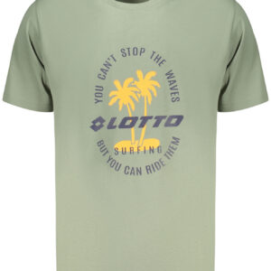 LOTTO T-SHIRT MANICHE CORTE UOMO VERDE