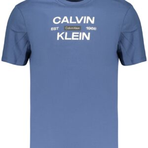CALVIN KLEIN T-SHIRT MANICHE CORTE UOMO BLU